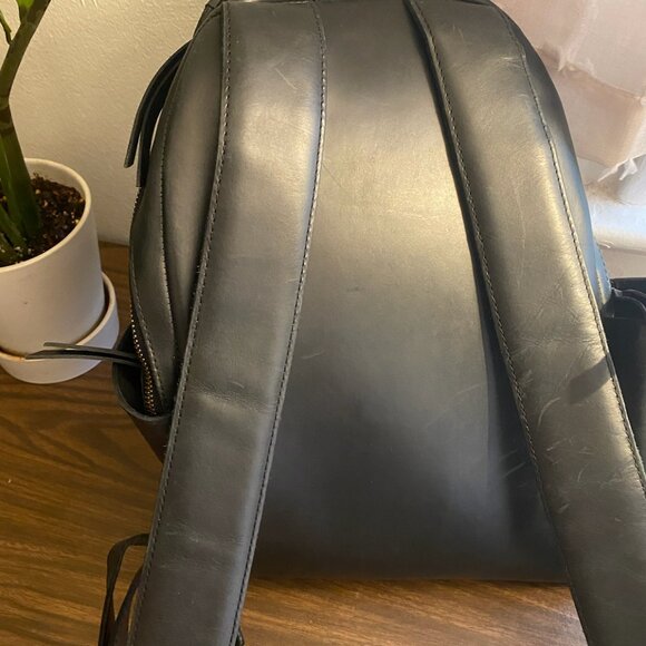 Able Black Leather Alem Backpack - Picture 3 of 8